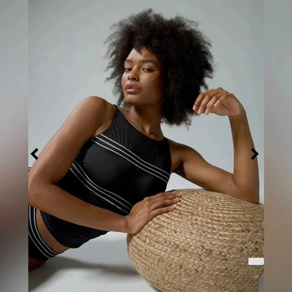 Bleu Rod Off Grid High Neck Tankini Top and Bikini Bottom Size 8 - Picture 4 of 9